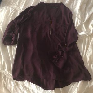 Apt 9. Lg High-Low 3/4 length Sheer Too